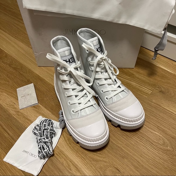 Euc Jimmy Choo Nordf Sneaker Boot 